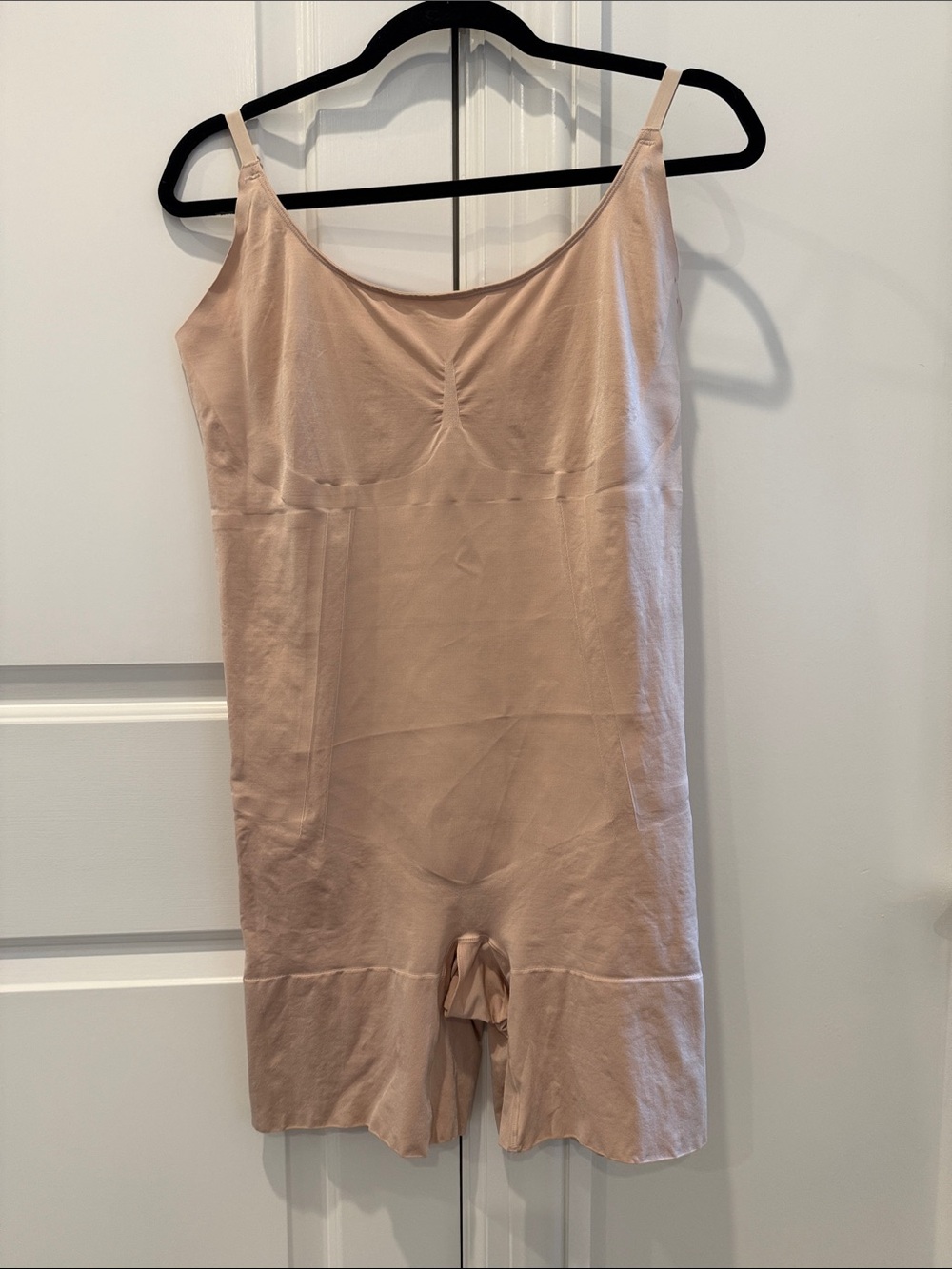 SPANX Soft Nude OnCore Mid-Thigh Bodysuit Size 3X Like New